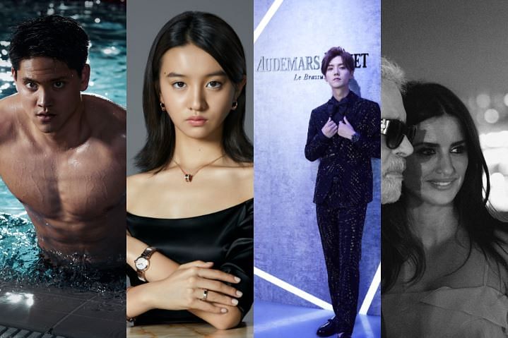 Who are the celebrities chosen to front top watch and jewellery names