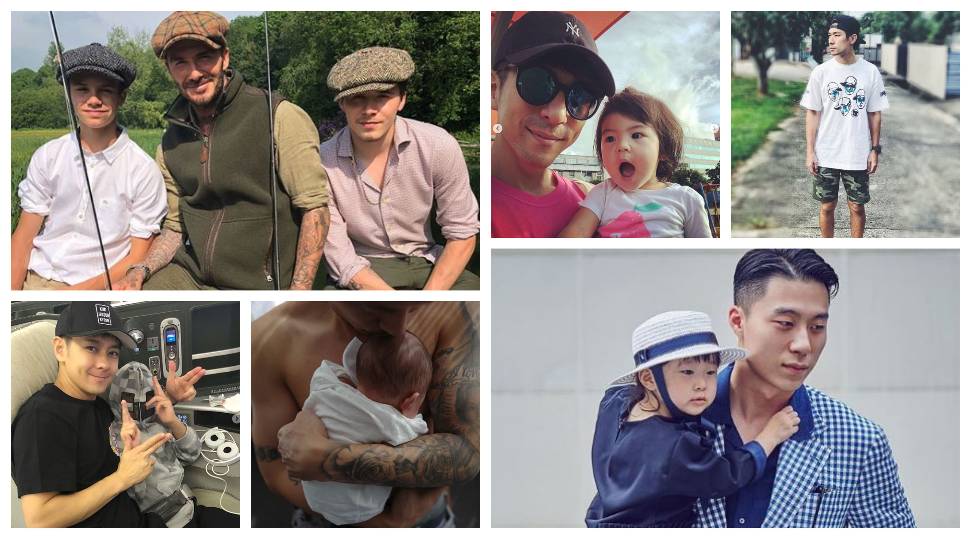 Celebrity dads, fashion, father's day