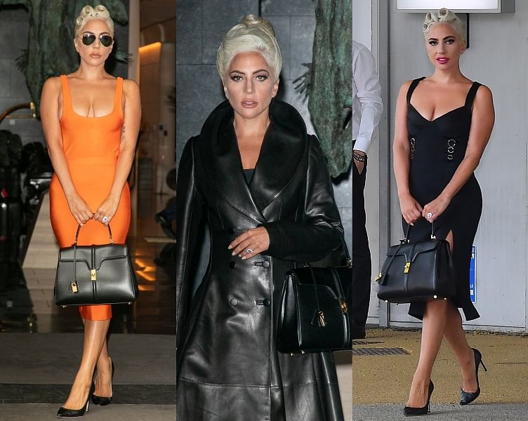 Lady Gaga debuts Hedi Slimane's first Celine bag