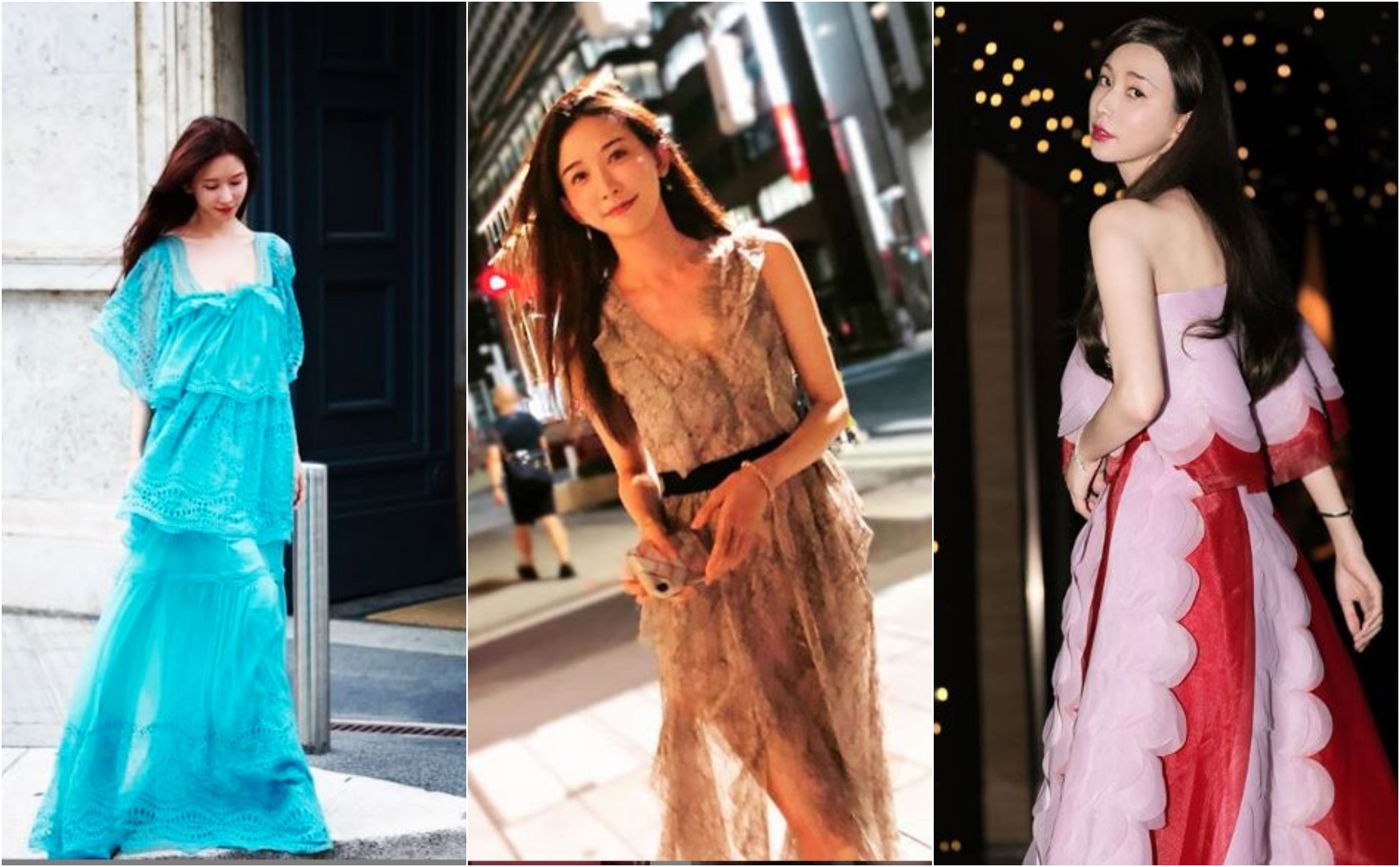 Model, actress, akira, long dress, 林志玲，名模，时尚，长裙